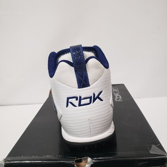 Reebok Equipment NFL‎ Pro Ferocious AT Football Cleats in White/Royal Size 12.5 main image 4